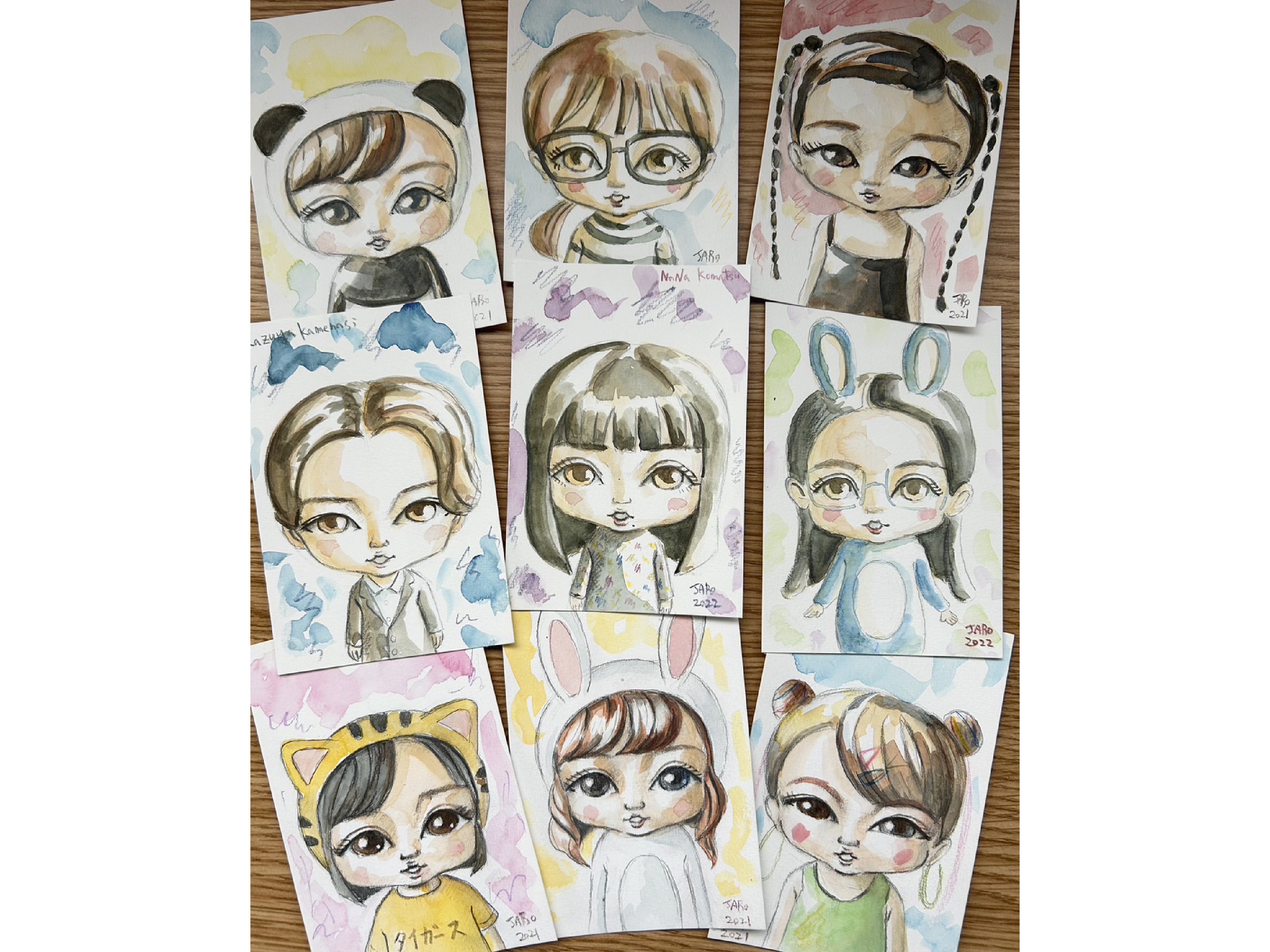 例のあの人の似顔絵（似てない） 7/11(木)~8/4(日)】WORKSHOP／JAM STYLE 似てない似顔絵